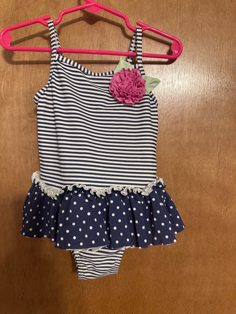Little Me toddler girls swimsuit, size 3T.
